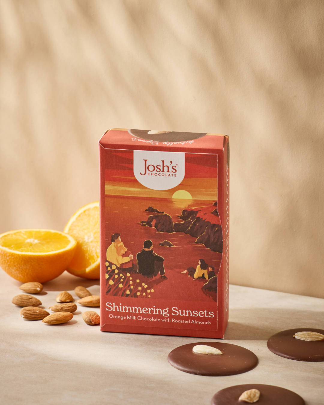 Orange Milk Chocolate & Almond Gigantic Buttons