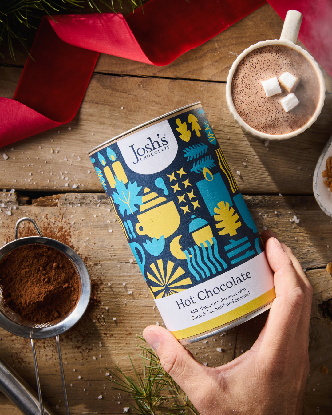 Milk Chocolate and Salted Caramel Hot Chocolate